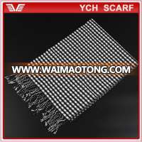 New Design Men's Winter Viscose Scarf With Fringe